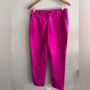 Hot Pink Gap Khaki Pants
